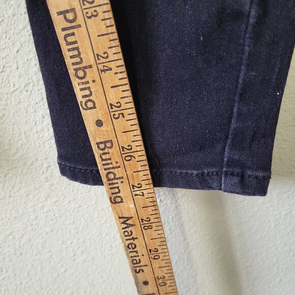 No Boundaries Womens Black Dark Wash High Rise Denim Skinny Jeans Size 11 - Picture 9 of 9